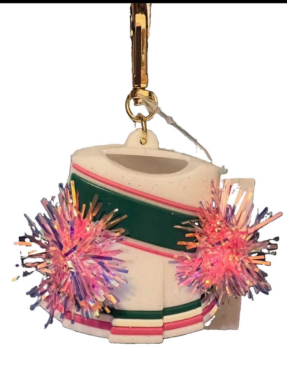 Bath & Body Works Cheerleader Keychain Pocket *Bac Holder NEW NWT